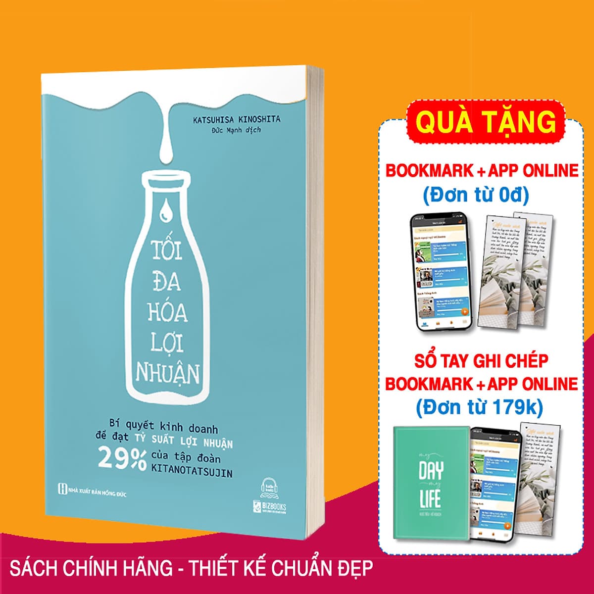 Bìa sách Tối đa hoá lợi nhuận - Bí quyết kinh doanh để đạt tỷ suất lợi nhuận 29% của tập đoàn Kitanotatsujin