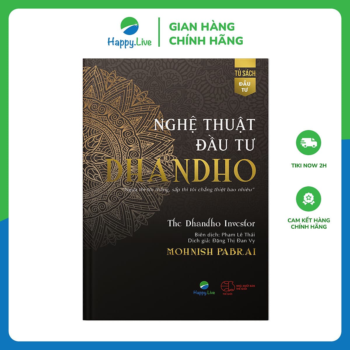 Bìa sách Nghệ Thuật đầu tư Dhandho - The Dhandho Investor