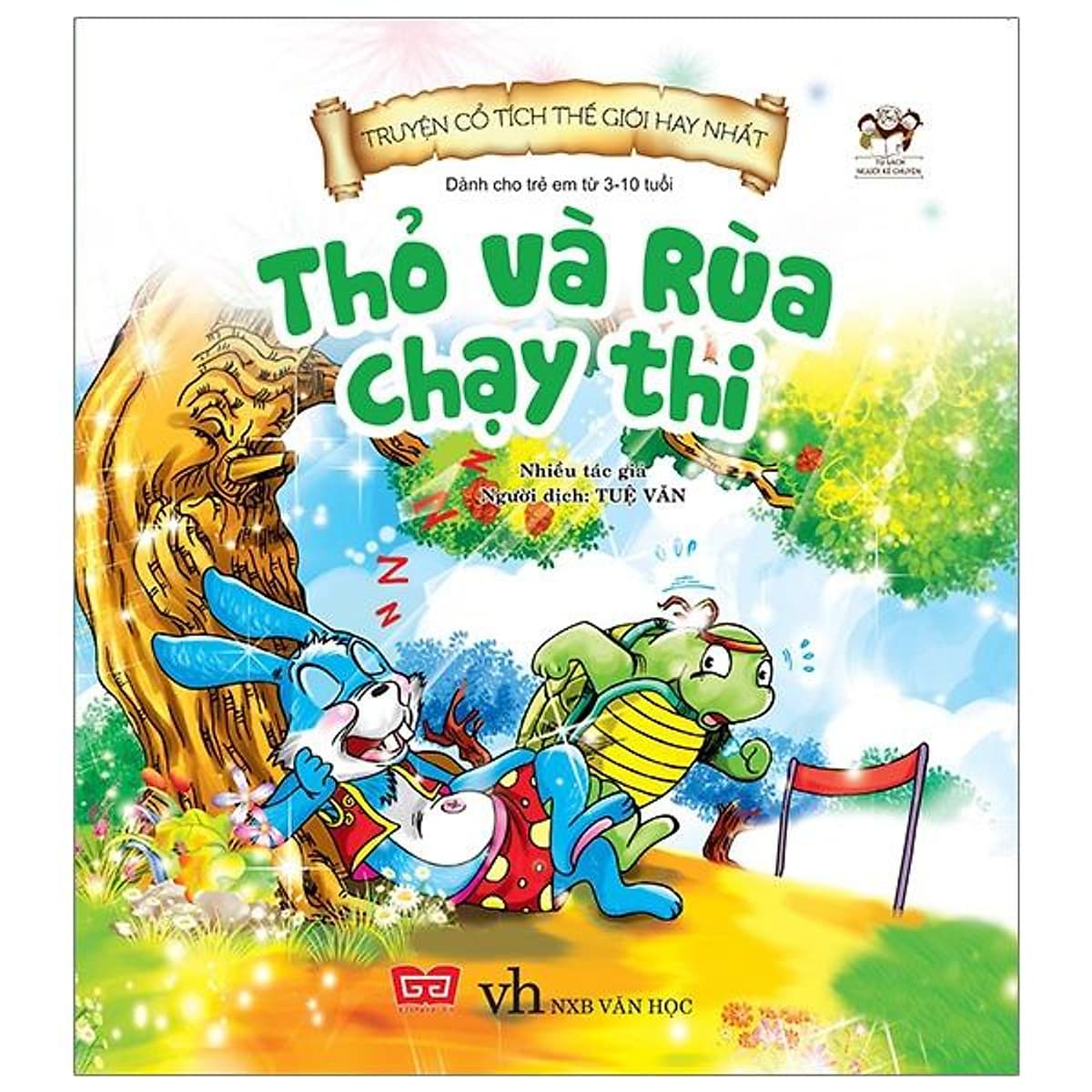 Bìa sách Truyện Cổ Tích Thế Giới Hay Nhất - Thỏ Và Rùa Chạy Thi