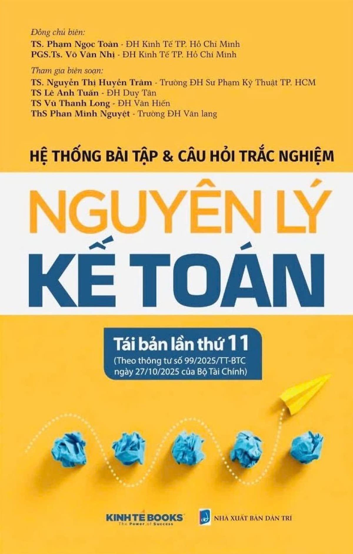 Bìa sách Nguyên Lý Kế Toán - Hệ Thống Bài Tập & Câu Hỏi Trắc Nghiệm Nguyên Lý Kế Toán
