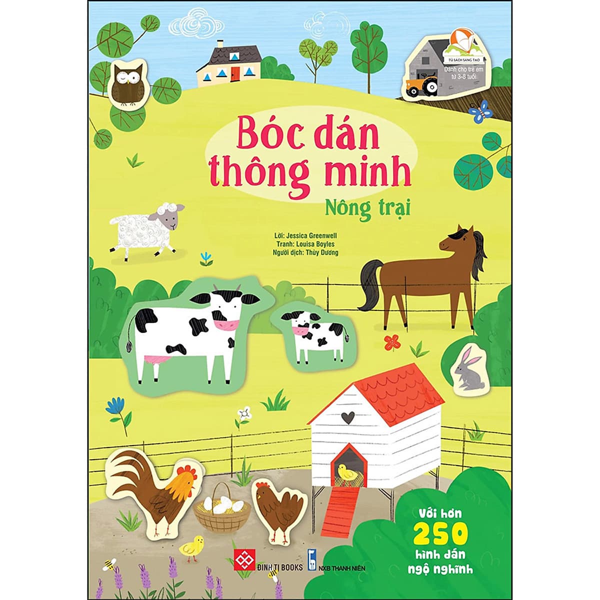 Bìa sách Bóc Dán Thông Minh - Nông Trại
