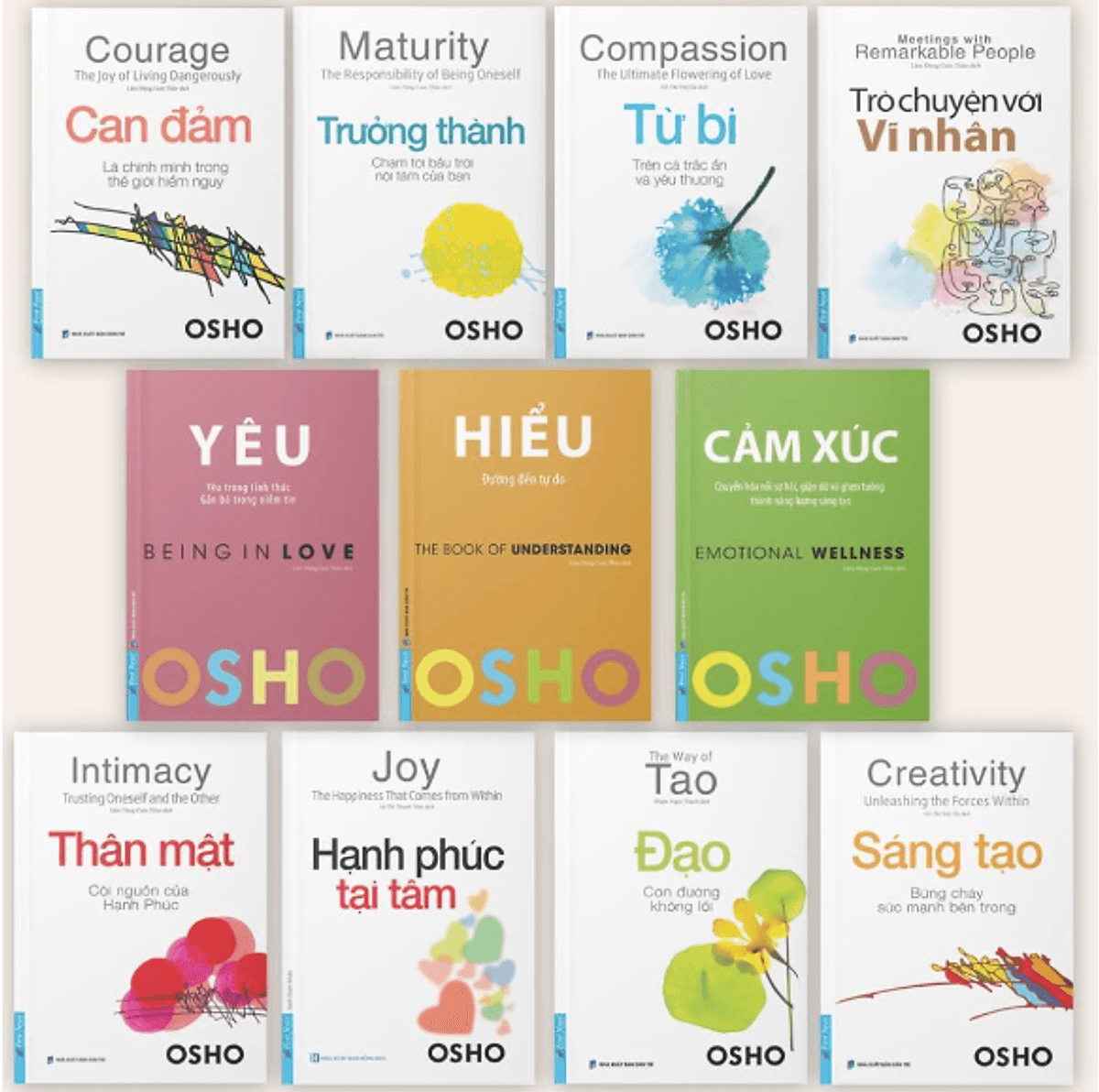 Bìa sách Combo OSHO Trọn Bộ 11 Cuốn - First News