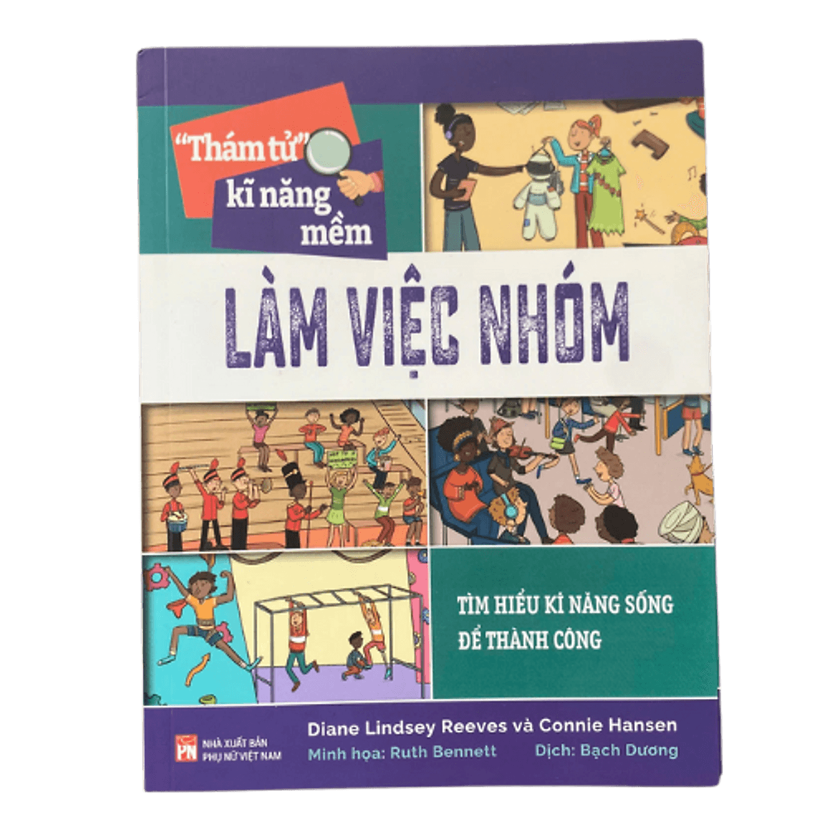Bìa sách “Thám Tử” Kĩ Năng Mềm: Định Hướng Nghề Nghiệp/ Làm Việc Nhóm/ Thái Độ/ Tư Duy Phản Biện