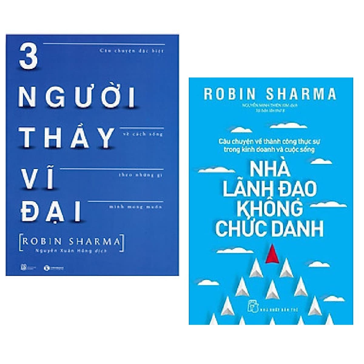 Bìa sách Combo 2 cuốn: Ba Người Thầy Vĩ Đại + Nhà Lãnh Đạo Không Chức Danh