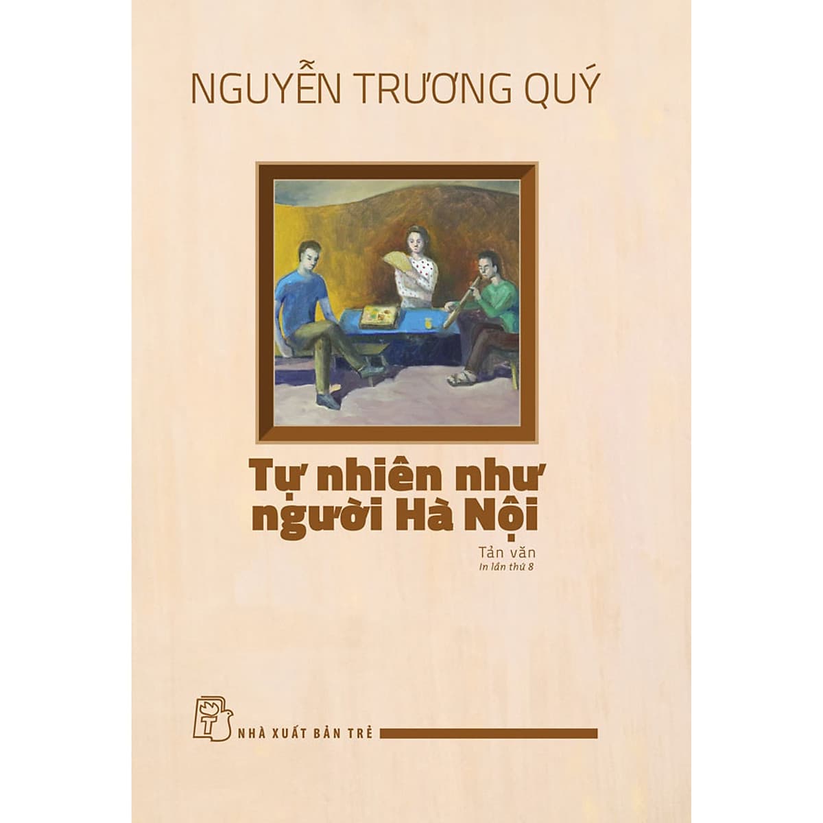 Bìa sách Tự nhiên như người Hà Nội (tản văn)