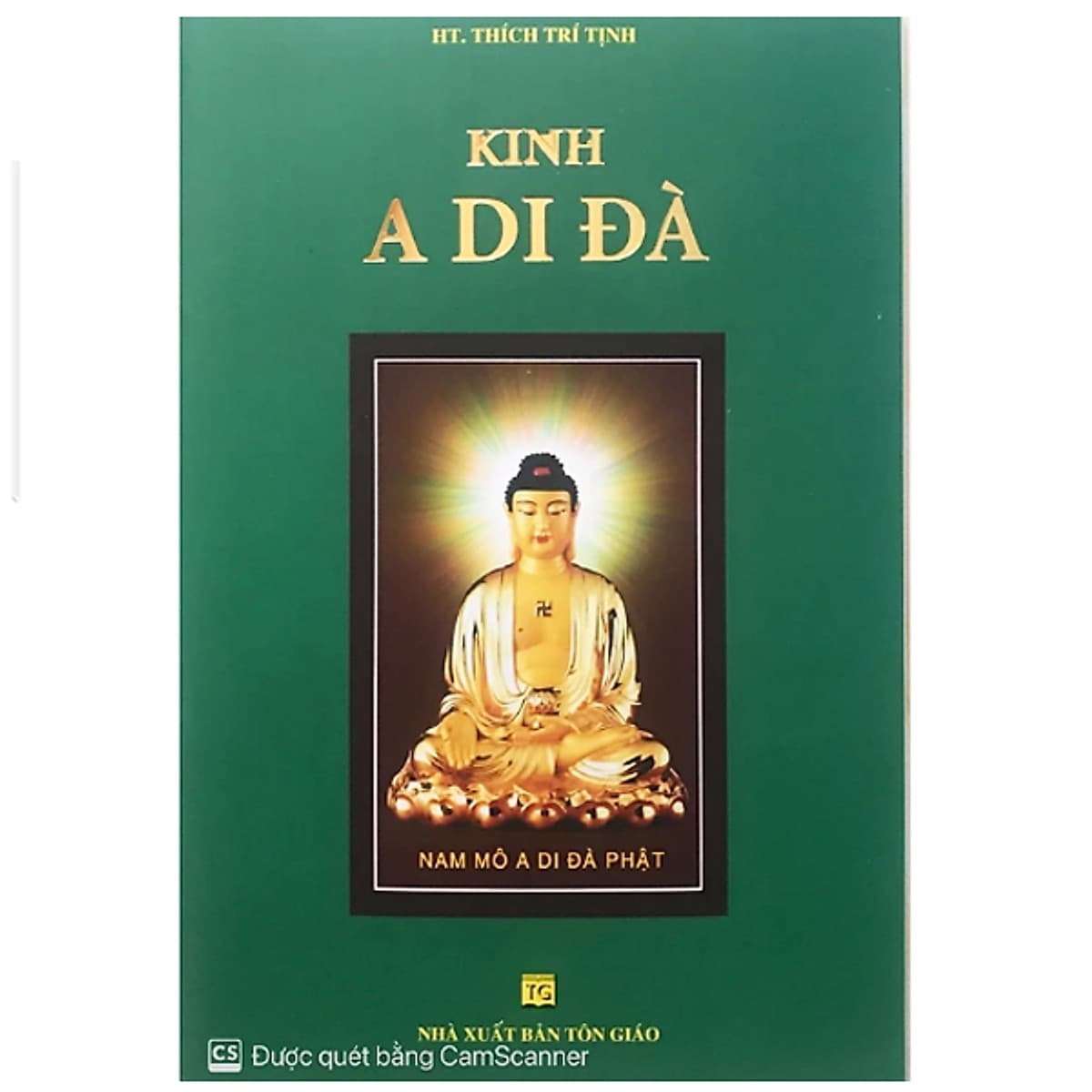 Bìa sách Kinh A Di Đà ( In Màu )