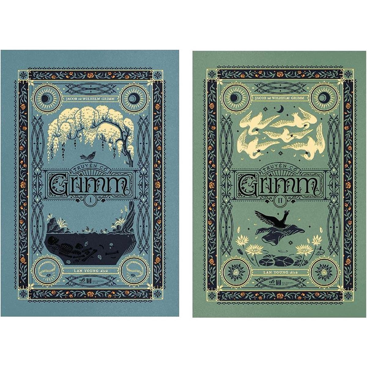 Bìa sách Combo 2 Cuốn: Truyện Cổ Grim 1 + 2