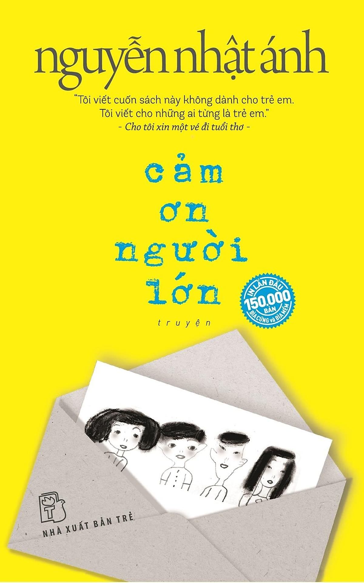 Bìa sách Cảm Ơn Người Lớn - Bản Tặng Kèm Thiệp + Phong Bì Thiệp + Bookmark (Số Lượng Có Hạn)