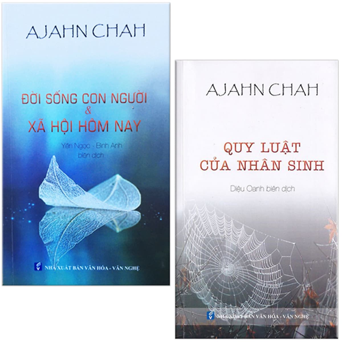 Bìa sách Combo 2 Cuốn Sách Của Thiền Sư Ajahn Brahm: Quy Luật Của Nhân Sinh + Đời Sống Con Người Và Xã Hội Hôm Nay