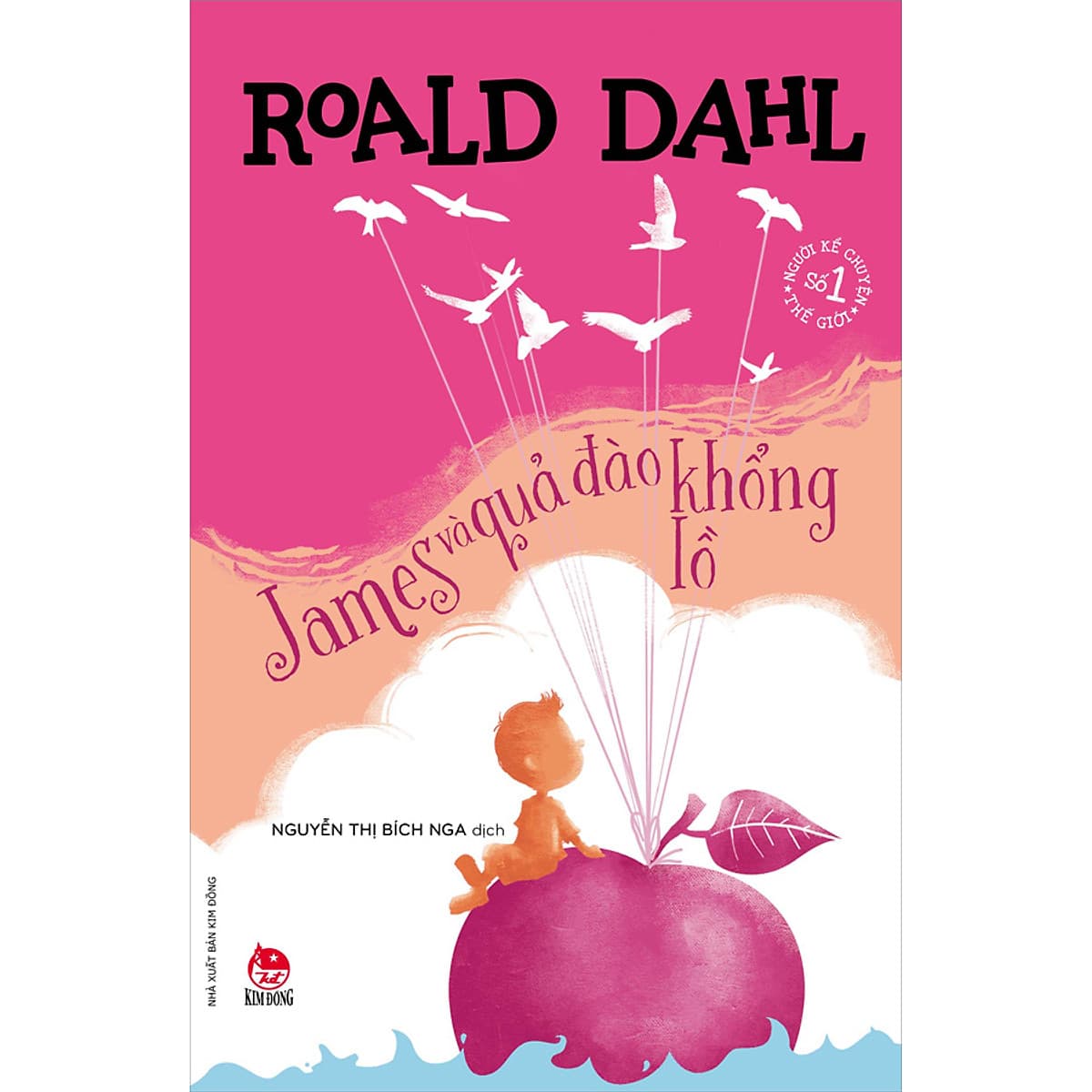 Bìa sách James Và Quả Đào Khổng Lồ