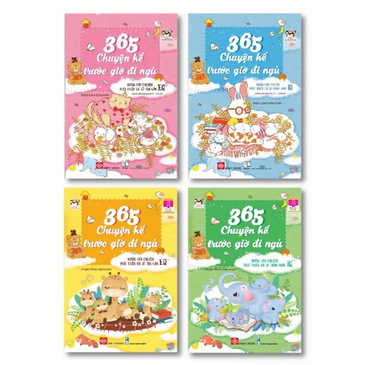 Bìa sách Combo : 4 Tập: 365 Chuyện Kể Trước Giờ Đi Ngủ- Những Câu Chuyện Phát Triển Chỉ Số IQ-EQ