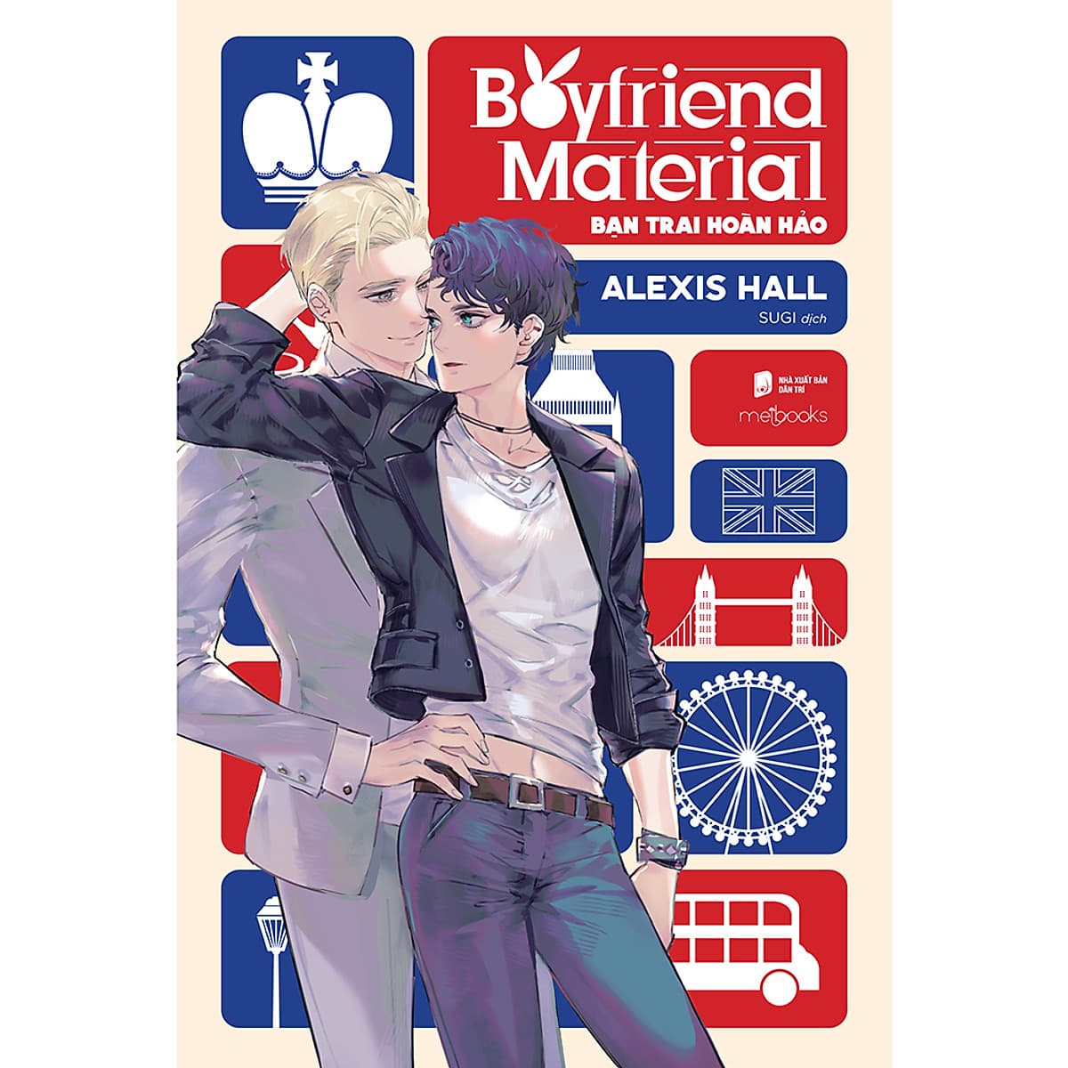 Bìa sách Boyfriend Material - Bạn Trai Hoàn Hảo