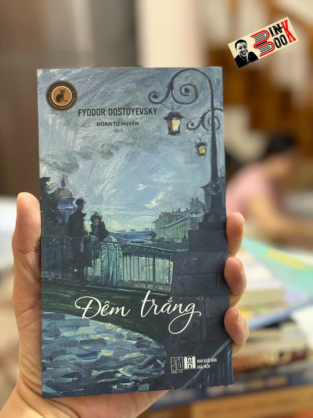 Bìa sách ĐÊM TRẮNG - Fyodor Dostoyevsky - Đoàn Tử Huyến dịch - Đông Tây