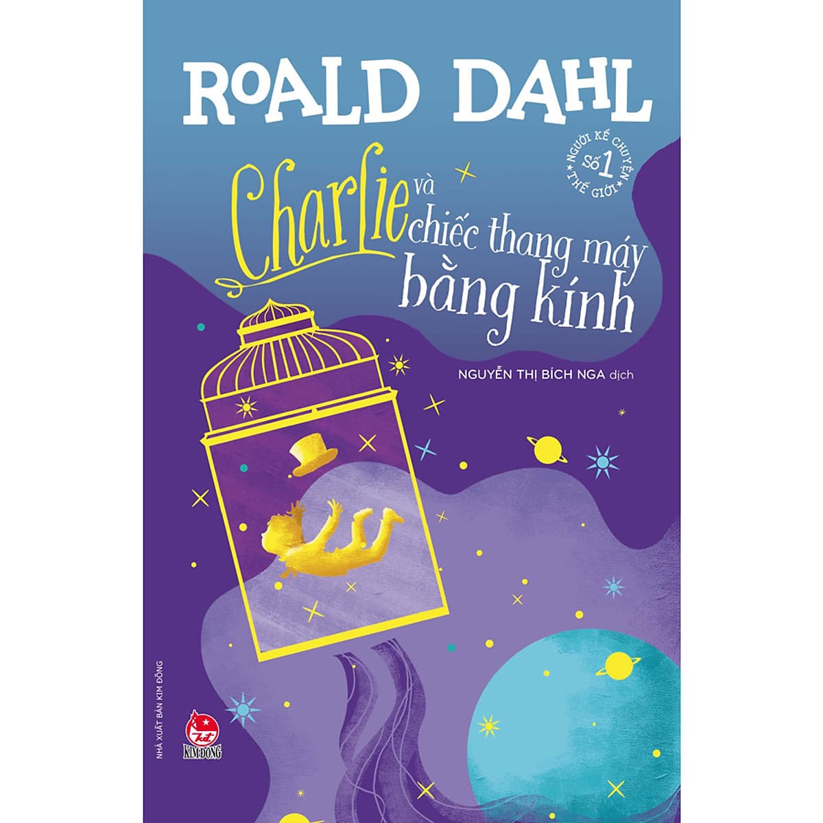 Bìa sách Charlie Và Chiếc Thang Máy Bằng Kính