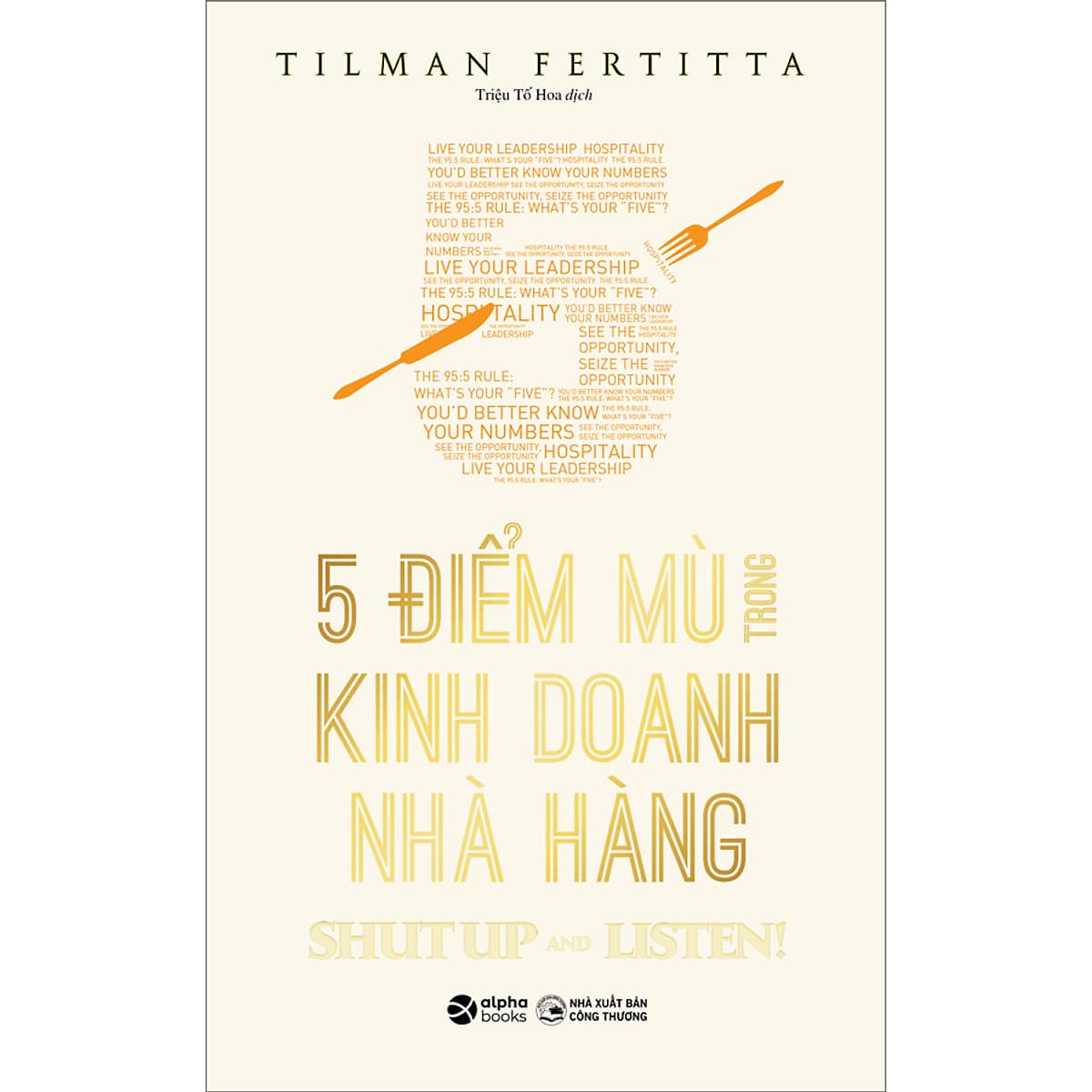 Bìa sách 5 Điểm Mù Trong Kinh Doanh Nhà Hàng