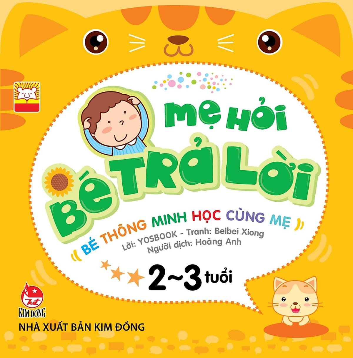 Bìa sách Mẹ Hỏi Bé Trả Lời 2-3 Tuổi - 2-3 tuổi