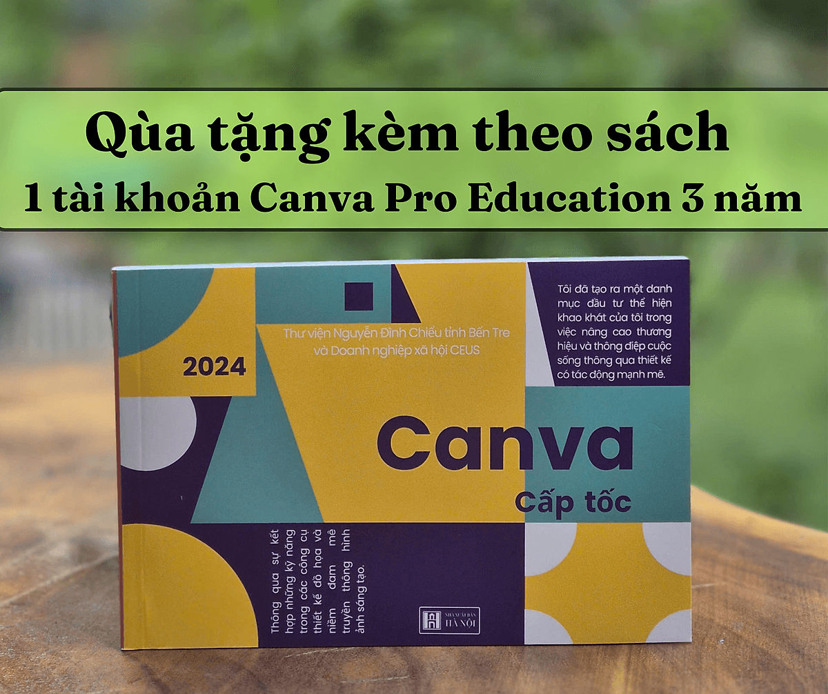 Bìa sách Canva cấp tốc - Bí Quyết Thiết Kế Dễ Dàng Cho Người Mới Bắt Đầu Biết Đến Canva