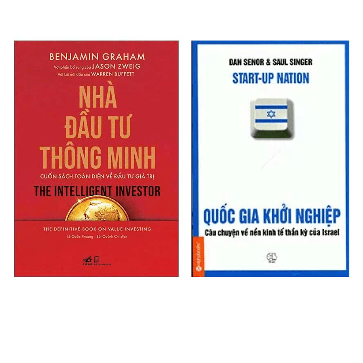 Bìa sách Combo : Nhà Đầu Tư Thông Minh + Quốc Gia Khởi Nghiệp