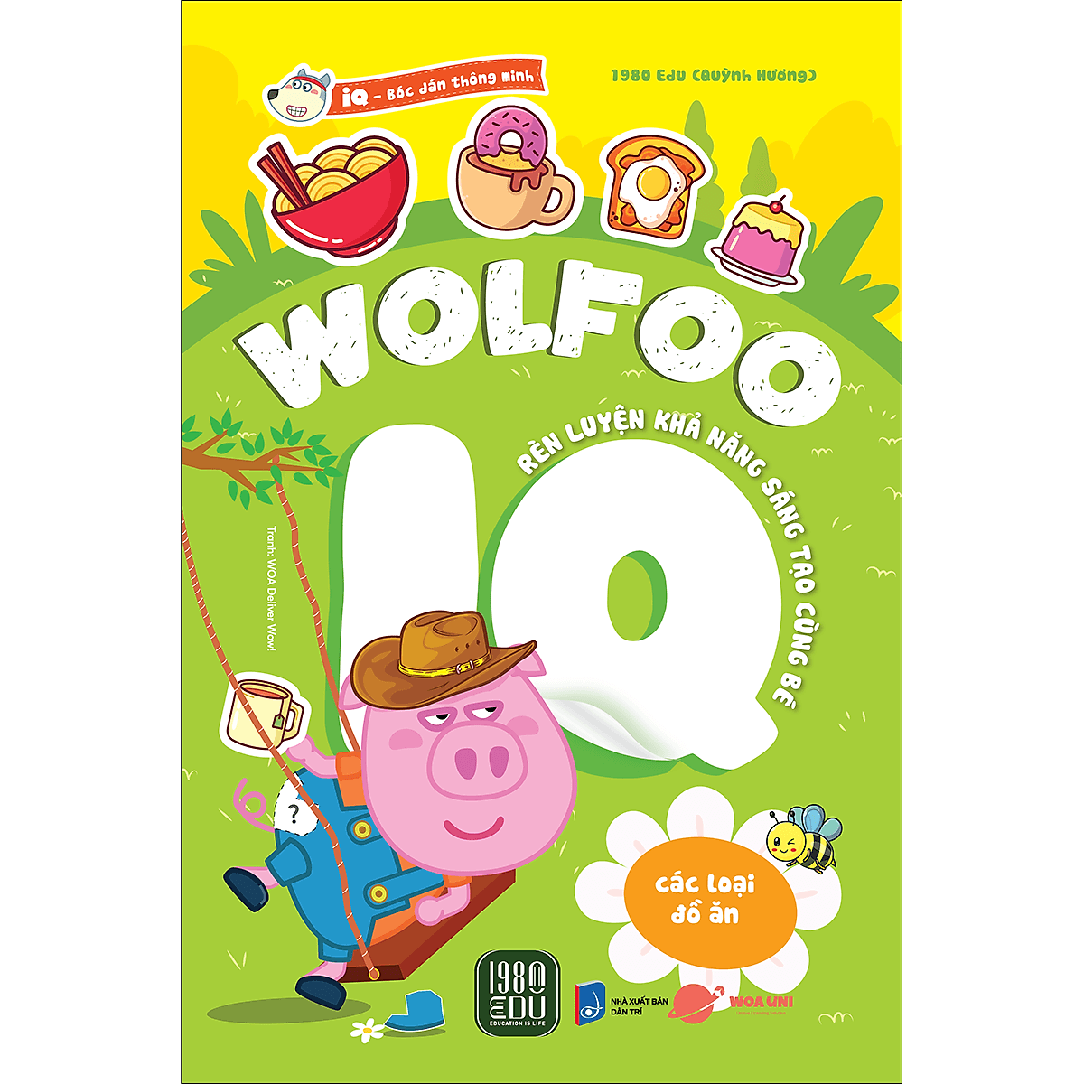 Bìa sách Wolfoo IQ Rèn Luyện Khả Năng Sáng Tạo Cùng Bé