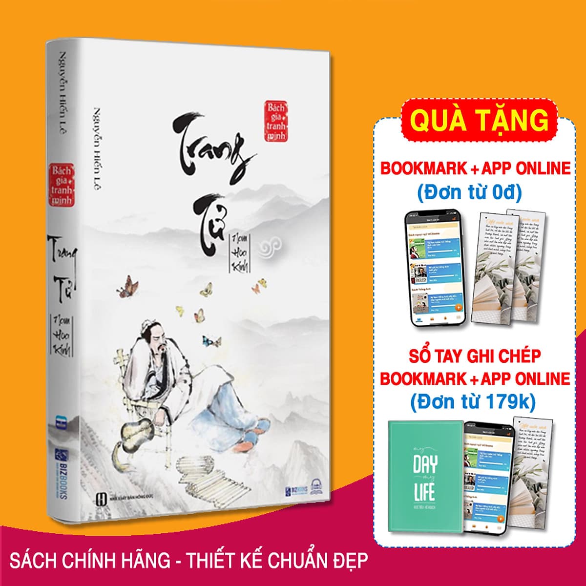 Bìa sách Trang Tử Nam Hoa kinh - Nguyễn Hiến Lê (Tuyển Tập Bách Gia Tranh Minh)