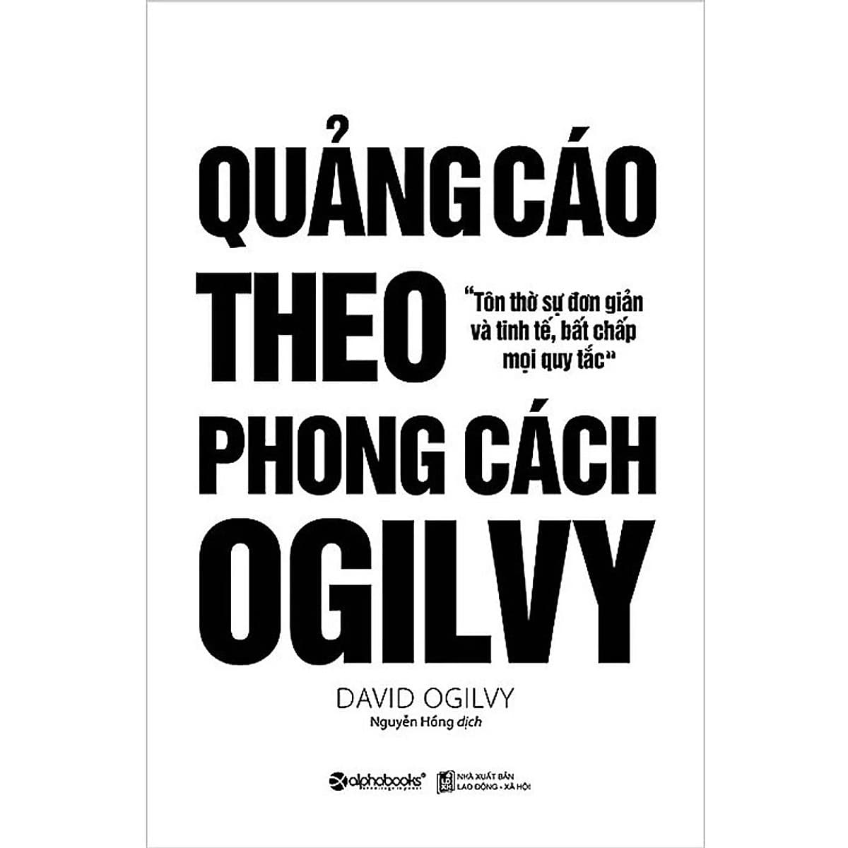 Bìa sách Quảng Cáo Theo Phong Cách Ogilvy