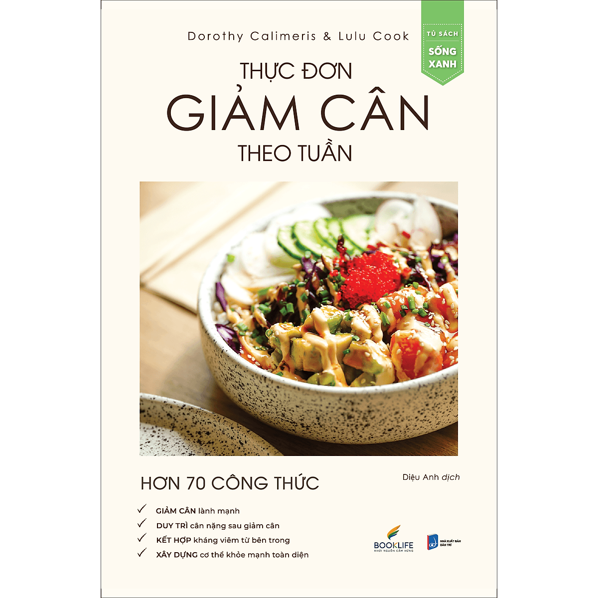 Bìa sách Thực Đơn Giảm Cân Theo Tuần