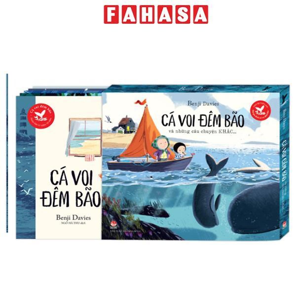 Bìa sách Thiếu Nhi - Boxset Cá Voi Đêm Bão Và Những Câu Chuyện Khác (Bộ 5 Cuốn) - Kim Đồng