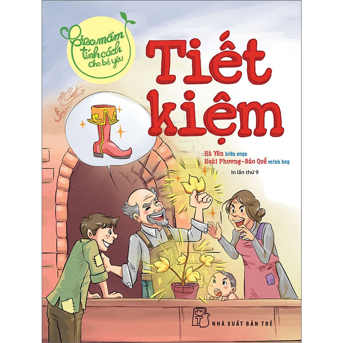 Bìa sách Gieo Mầm Tính Cách Cho Bé Yêu - Tiết Kiệm