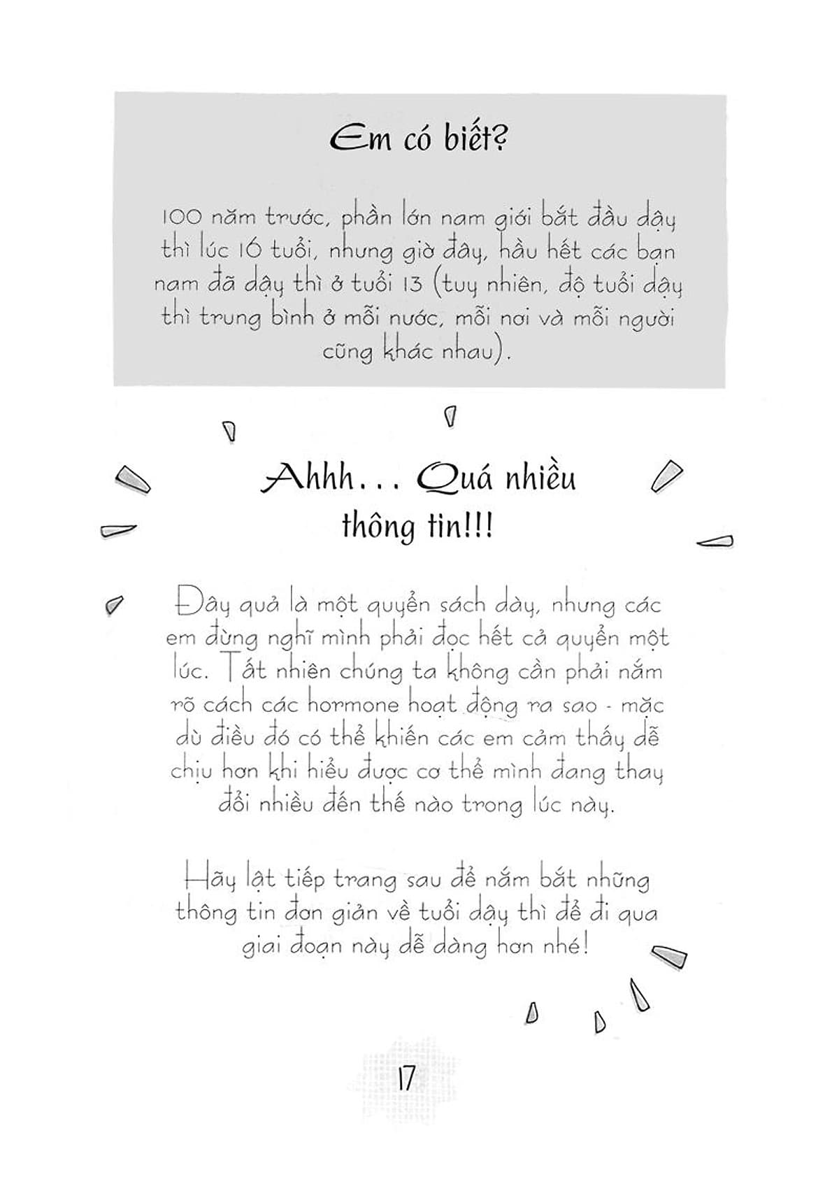 Bìa sách Tuổi Dậy Thì - Từ “Cậu Bé” Đến “Anh Chàng"