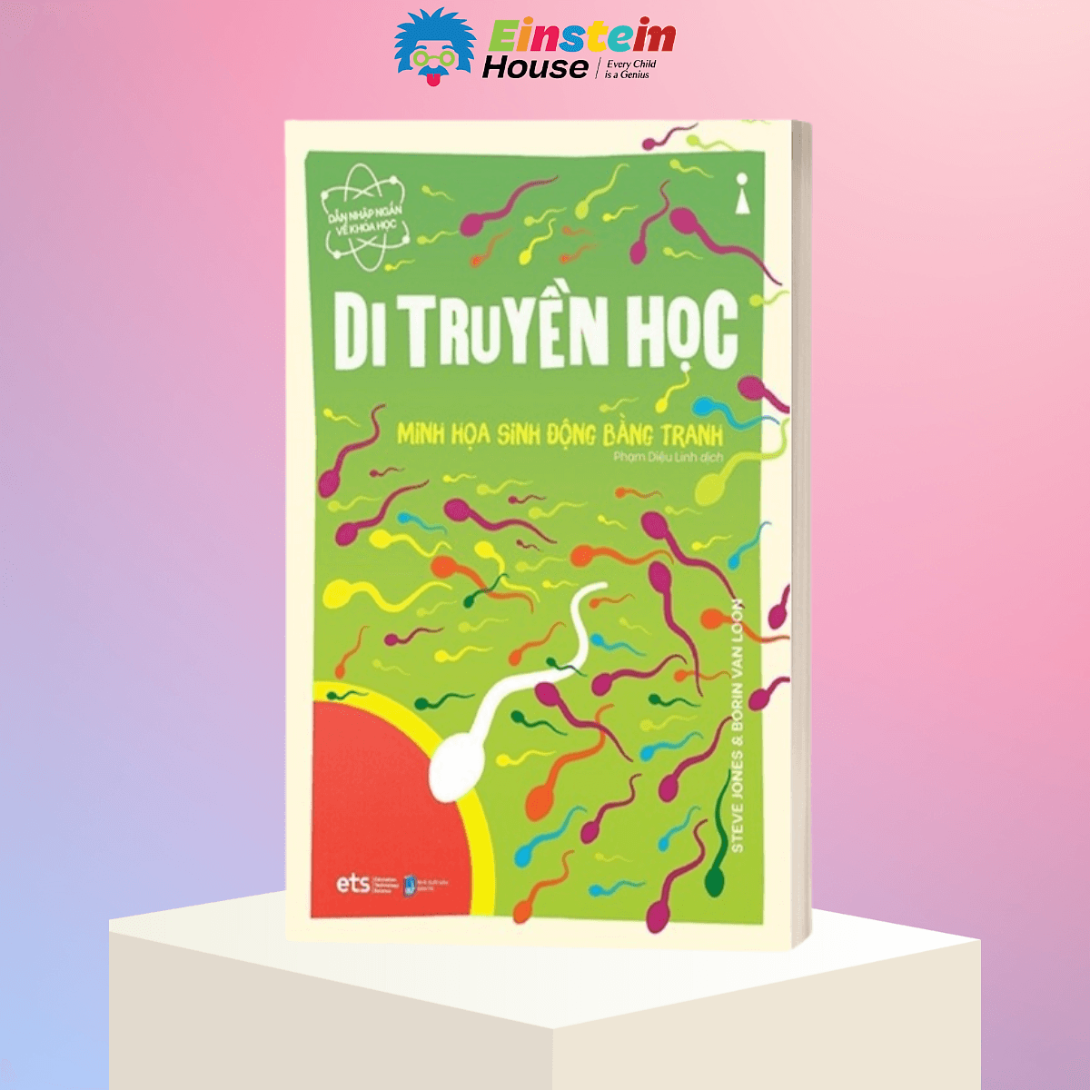 Bìa sách Di Truyền Học: Minh Họa Sinh Động Bằng Tranh - Dẫn Nhập Ngắn Về Khoa Học