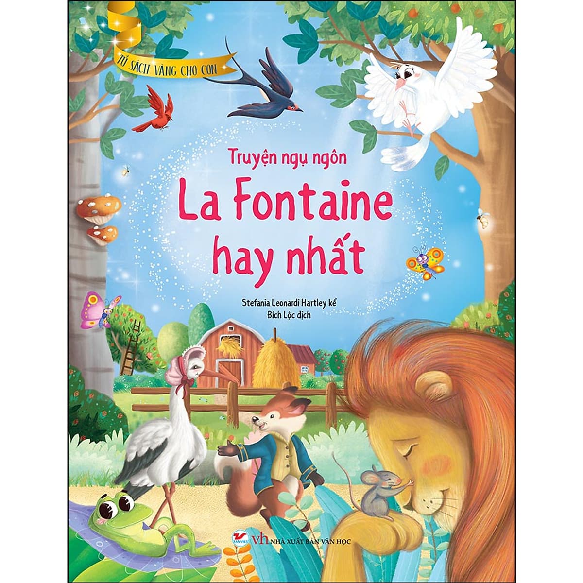 Bìa sách Truyện Ngụ Ngôn La Fontaine Hay Nhất - Tủ Sách Vàng Cho Con