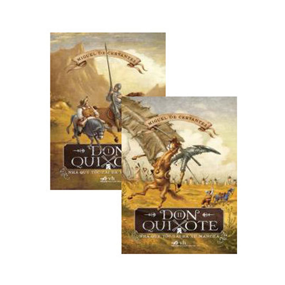 Bìa sách Don Quixote (Trọn Bộ 2 Tập)