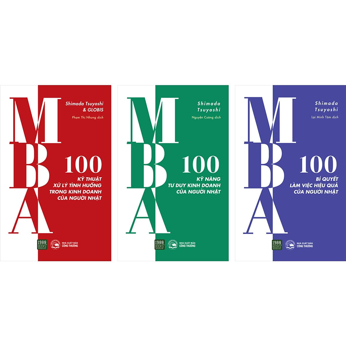 Bìa sách Combo 3 Cuốn: MBA - 100 Kỹ Năng Cơ Bản Làm Việc Của Người Nhật