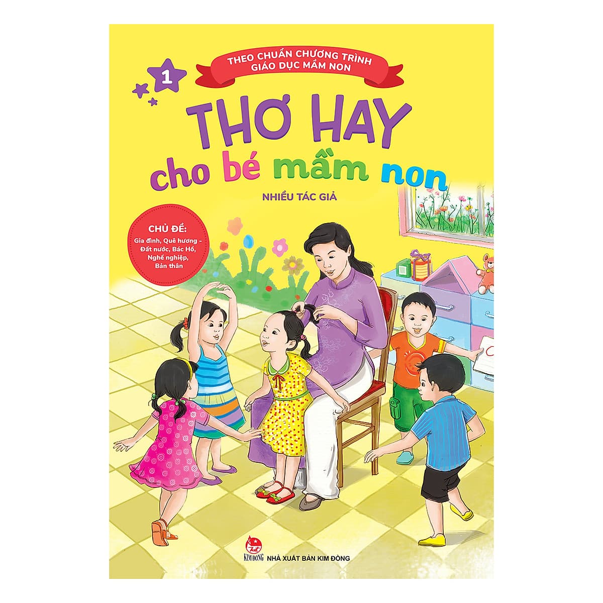 Bìa sách Thơ Hay Cho Bé Mầm Non (Tập 1)