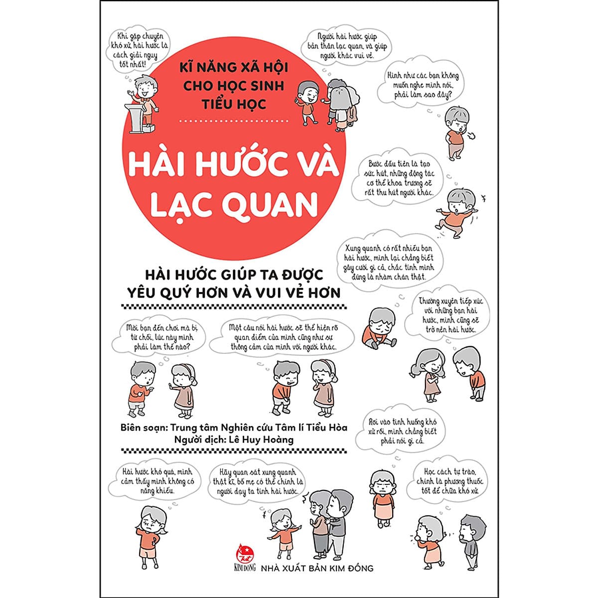 Bìa sách Kĩ Năng Xã Hội Cho Học Sinh Tiểu Học - Hài Hước Và Lạc Quan