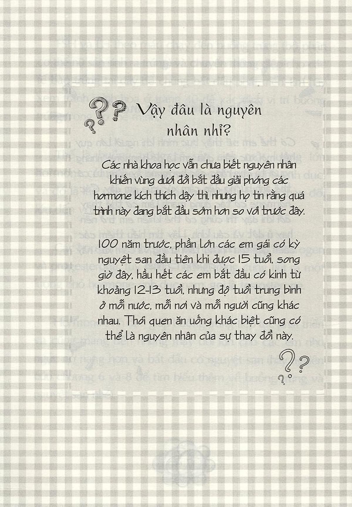 Bìa sách Tuổi Dậy Thì - Từ “Cô Bé" Đến "Cô Nàng"