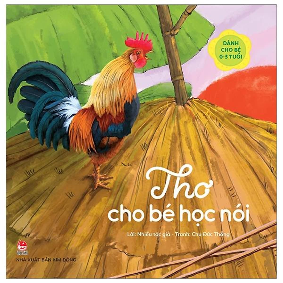 Bìa sách Thơ Cho Bé Học Nói