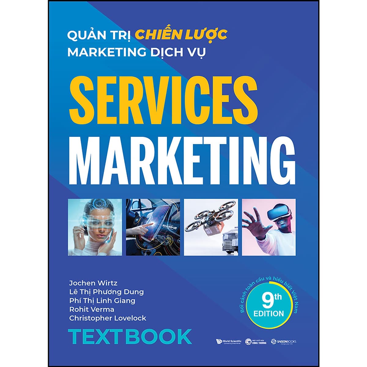 Bìa sách Bộ Textbook Services Marketing