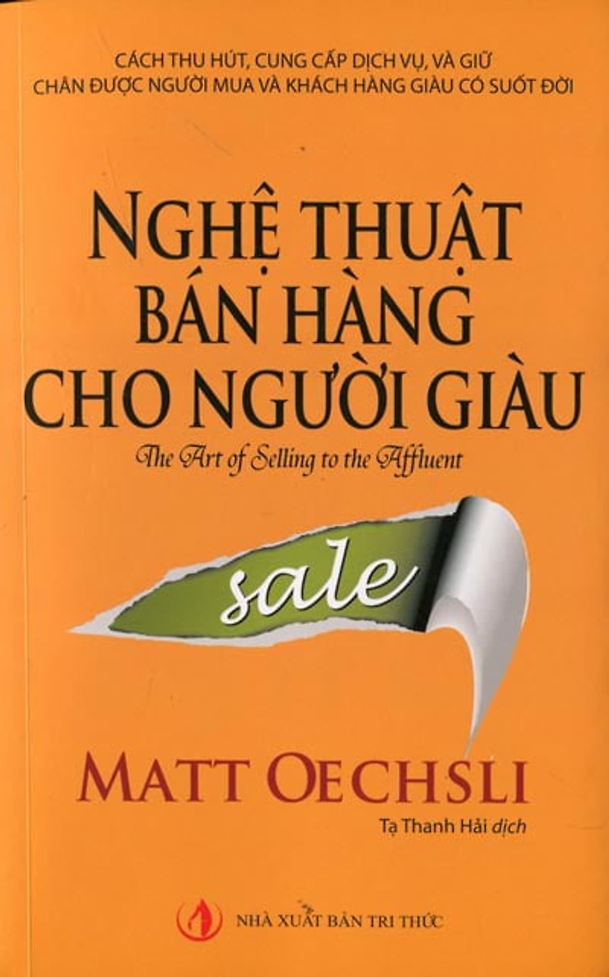 Bìa sách Nghệ Thuật Bán Hàng Cho Người Giàu