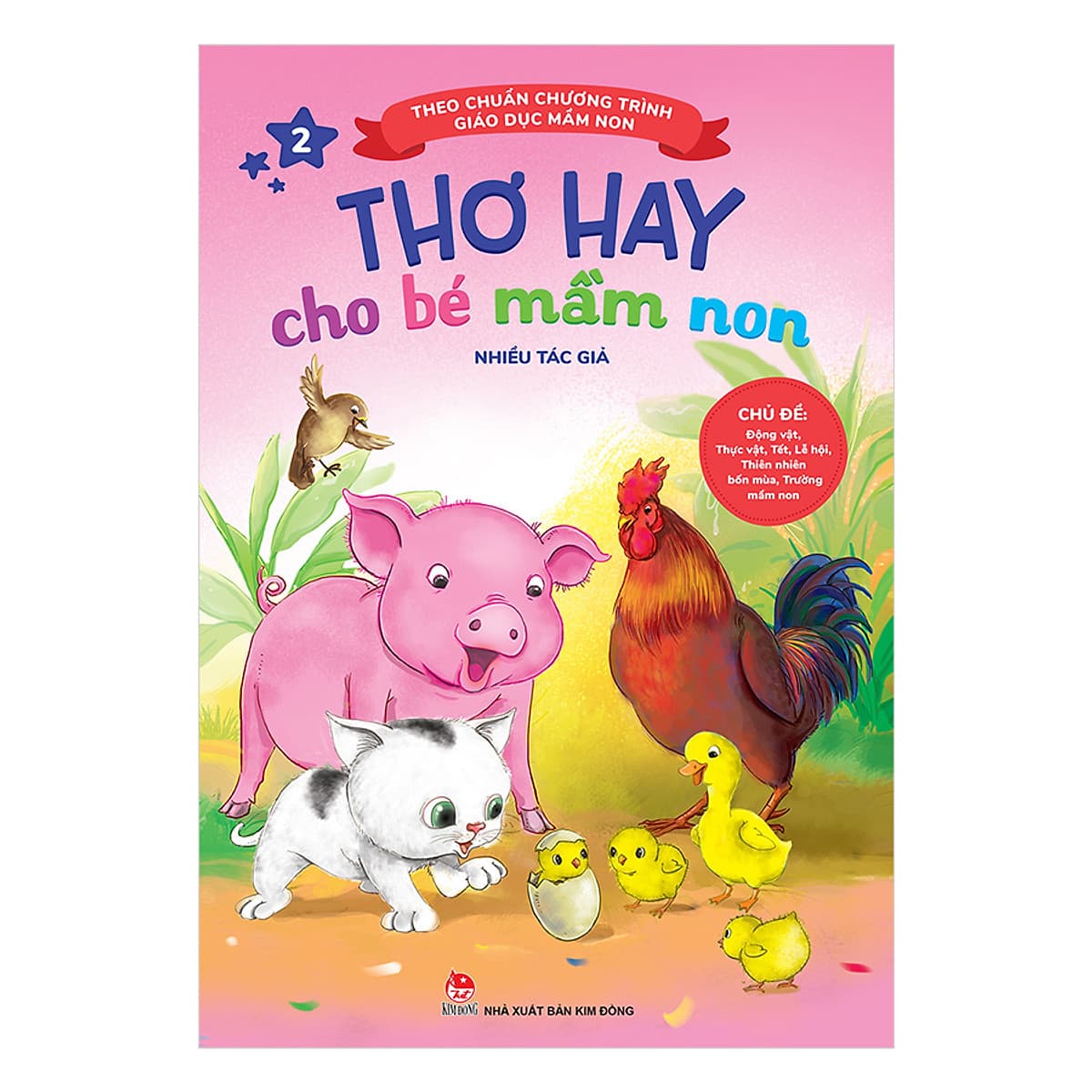 Bìa sách Thơ Hay Cho Bé Mầm Non (Tập 2)