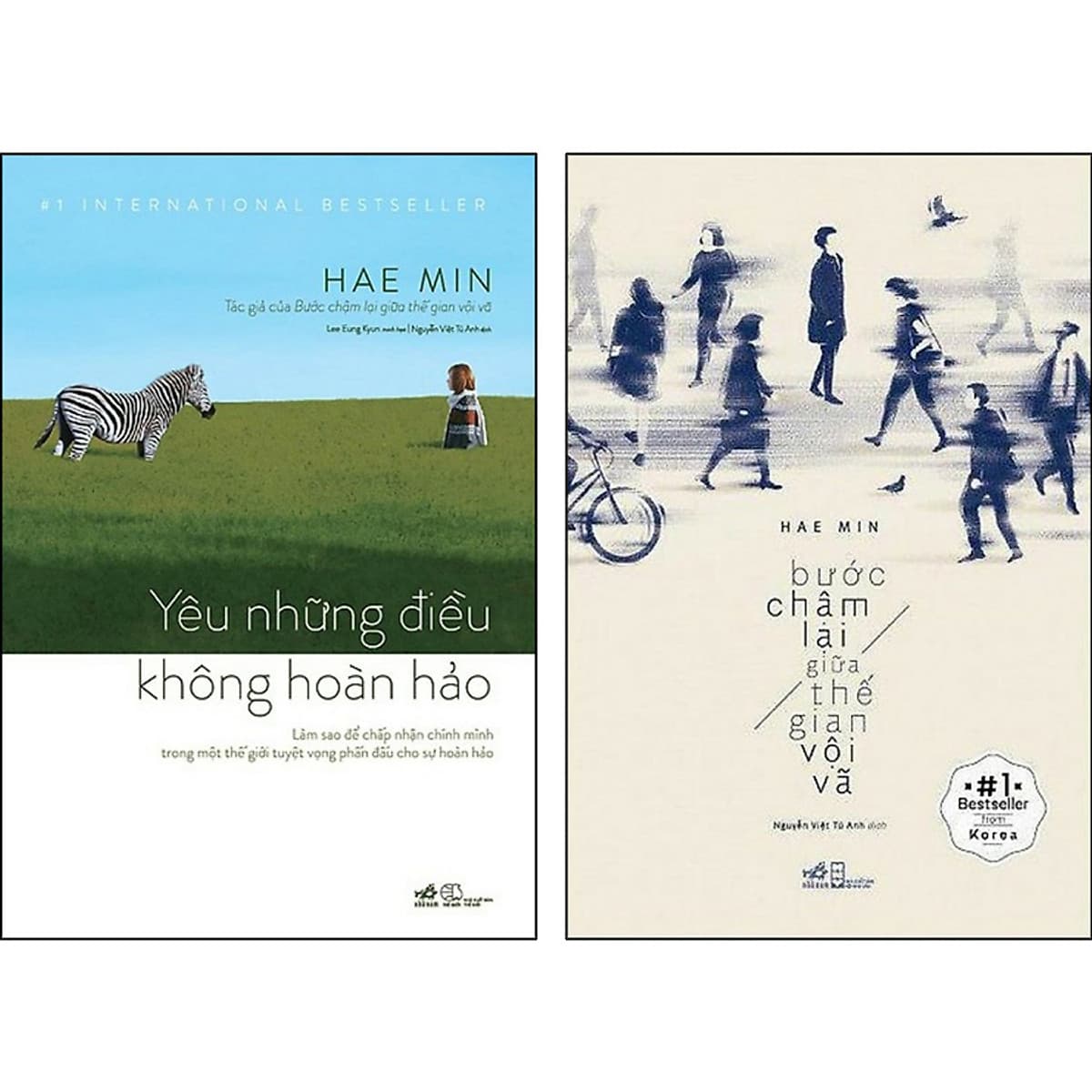 Bìa sách Combo 2 Cuốn: Yêu Những Điều Không Hoàn Hảo + Bước Chậm Lại Giữa Thế Gian Vội Vã