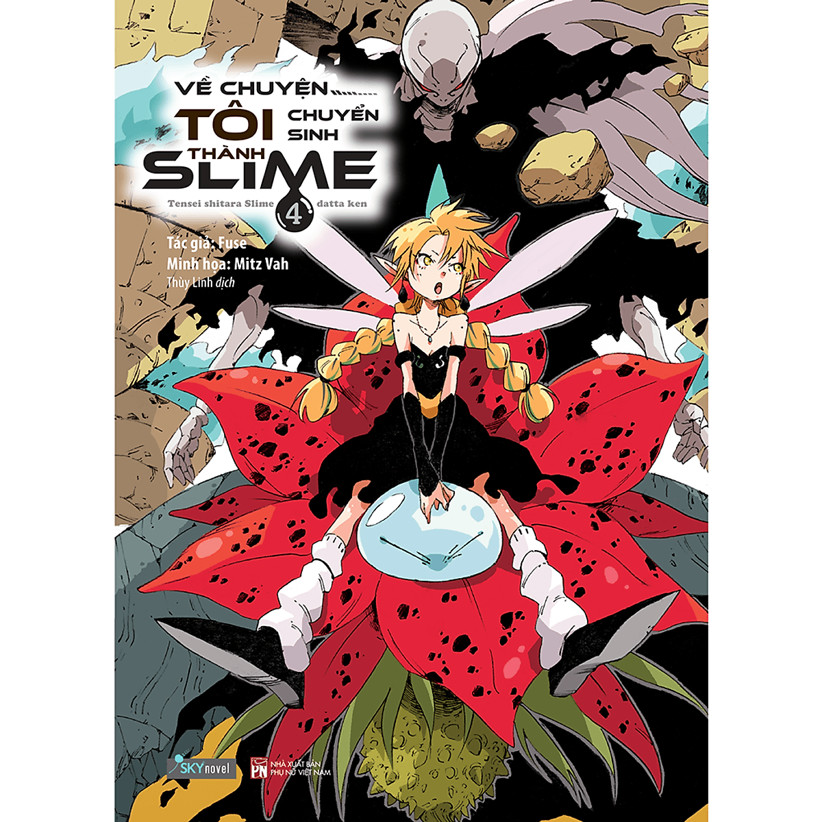 Bìa sách Về Chuyện Tôi Chuyển Sinh Thành Slime - Tập 4