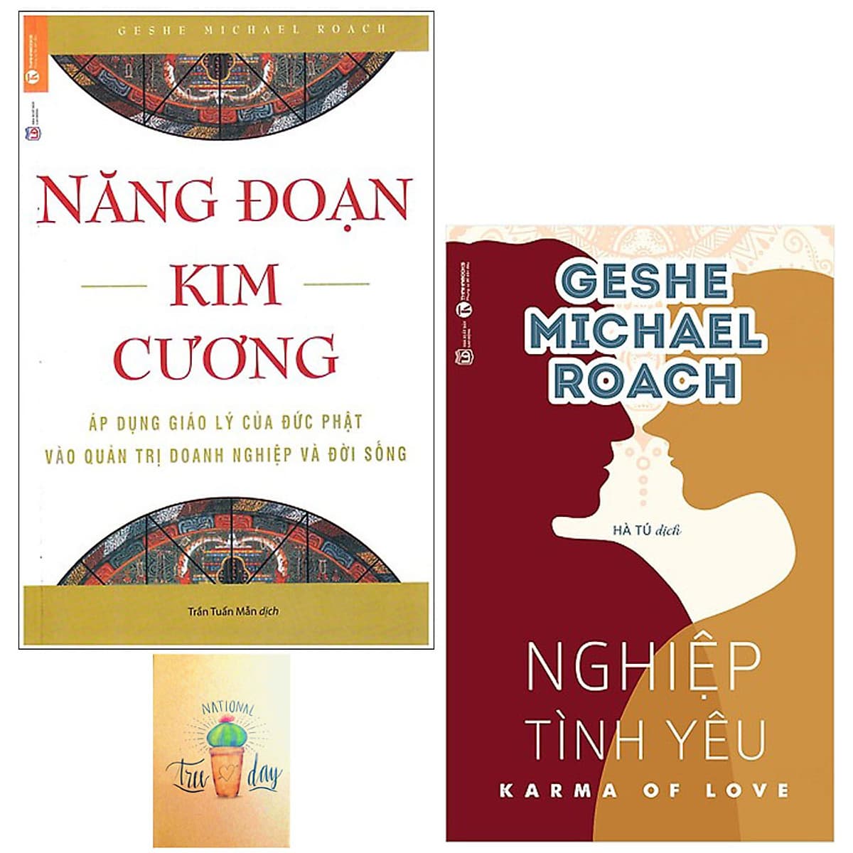 Bìa sách Combo Năng Đoạn Kim Cương và Nghiệp Tình Yêu