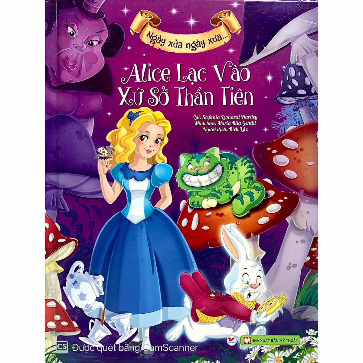Bìa sách Alice Lạc Vào Xứ Sở Thần Tiên - Ngày Xửa Ngày Xưa