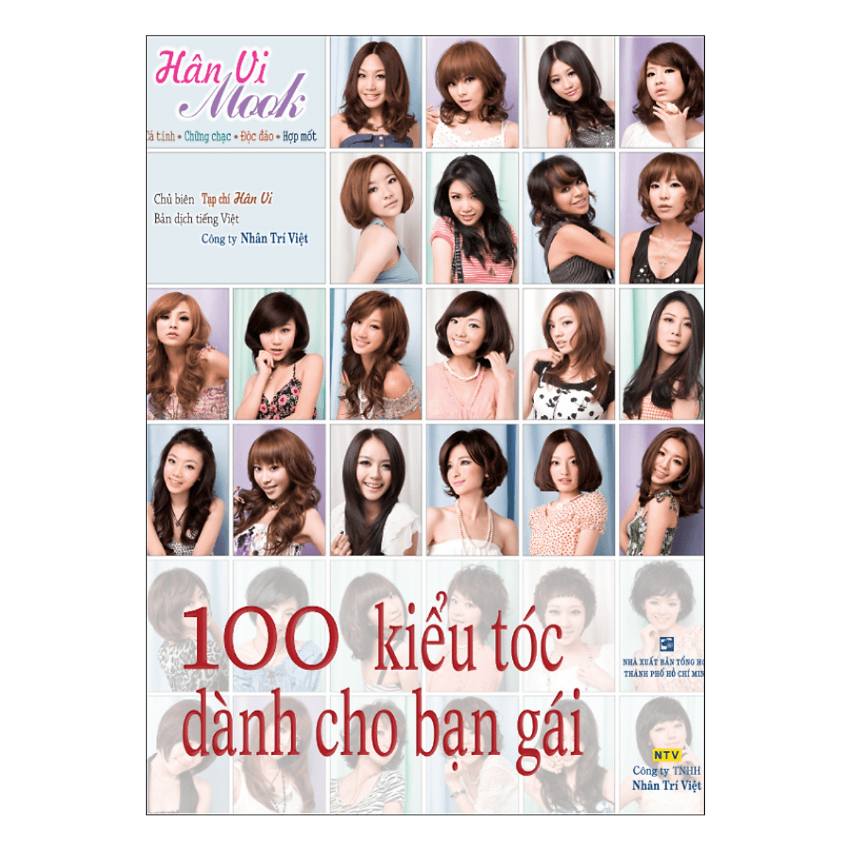 Bìa sách 100 Kiểu Tóc Dành Cho Bạn Gái