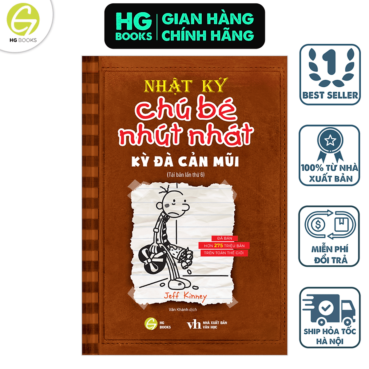Bìa sách Nhật Ký Chú Bé Nhút Nhát - Tập 7: Kỳ Đà Cản Mũi