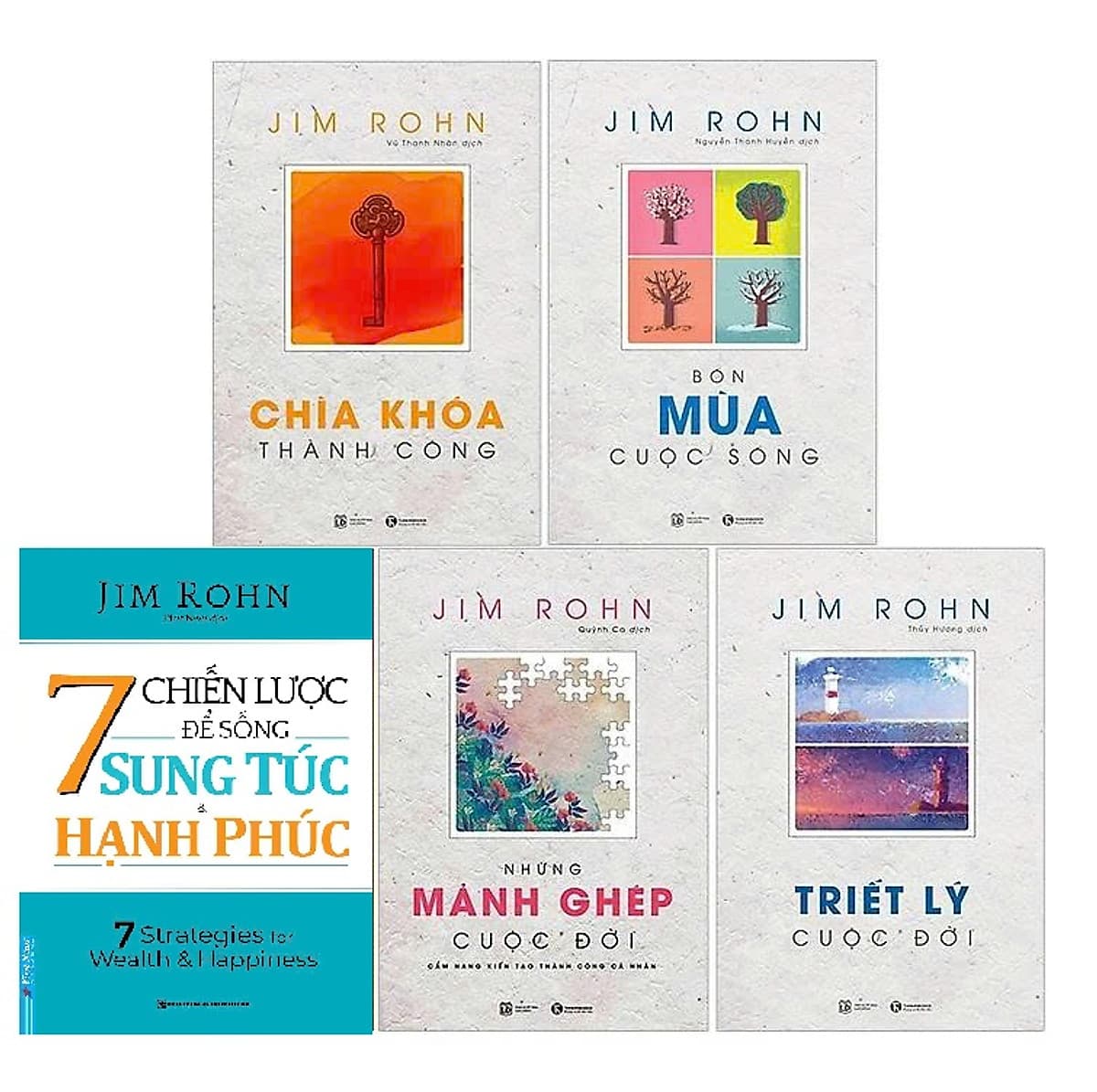Bìa sách Bộ Jim Rohn (Trọn Bộ 5 Cuốn)