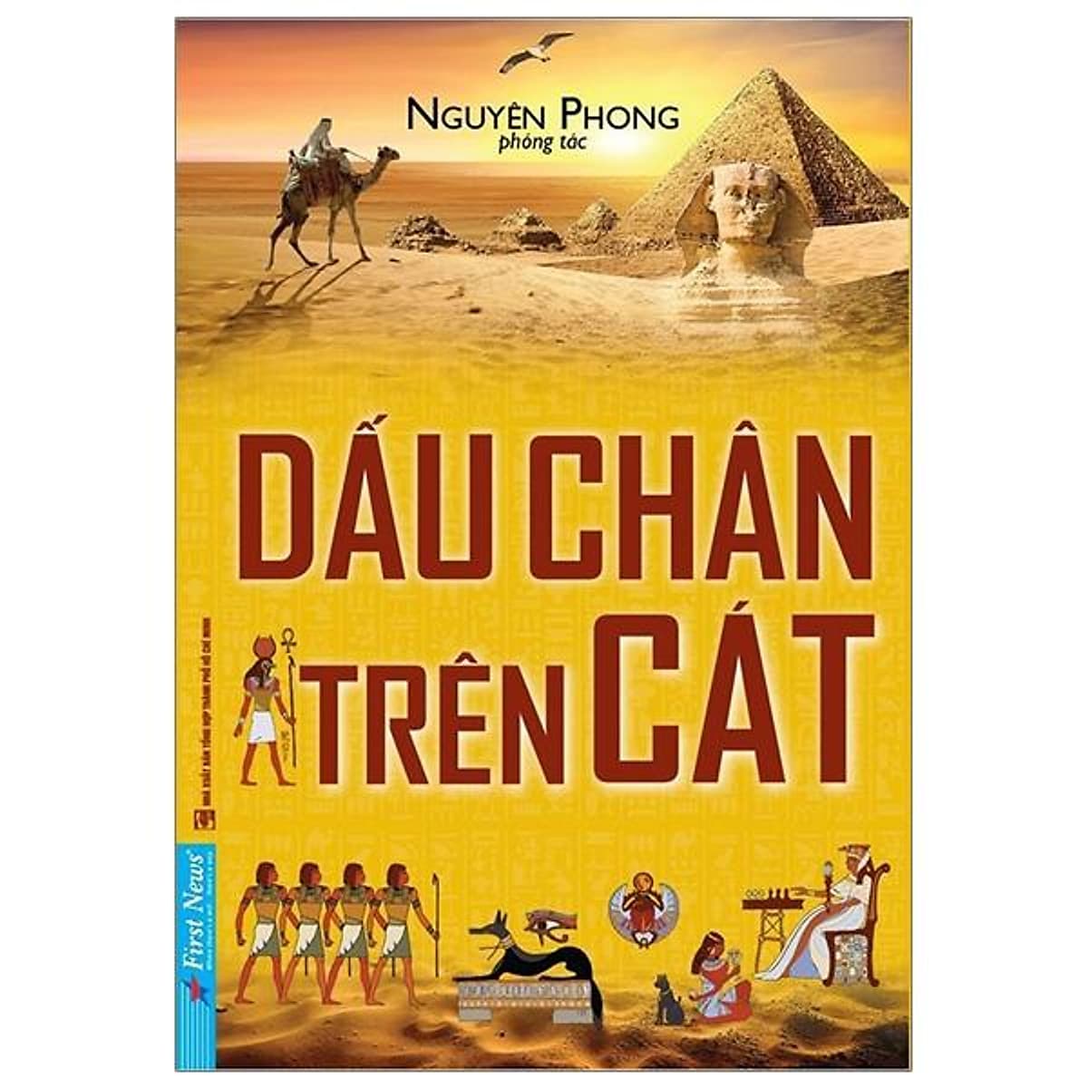 Bìa sách Dấu Chân Trên Cát - Nguyên Phong