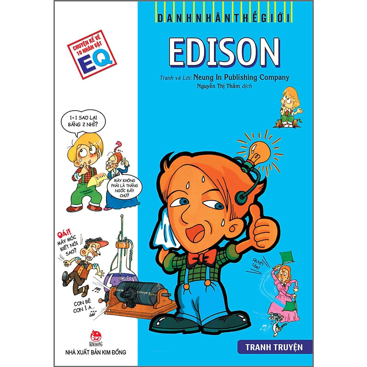 Bìa sách Danh Nhân Thế Giới: Edison