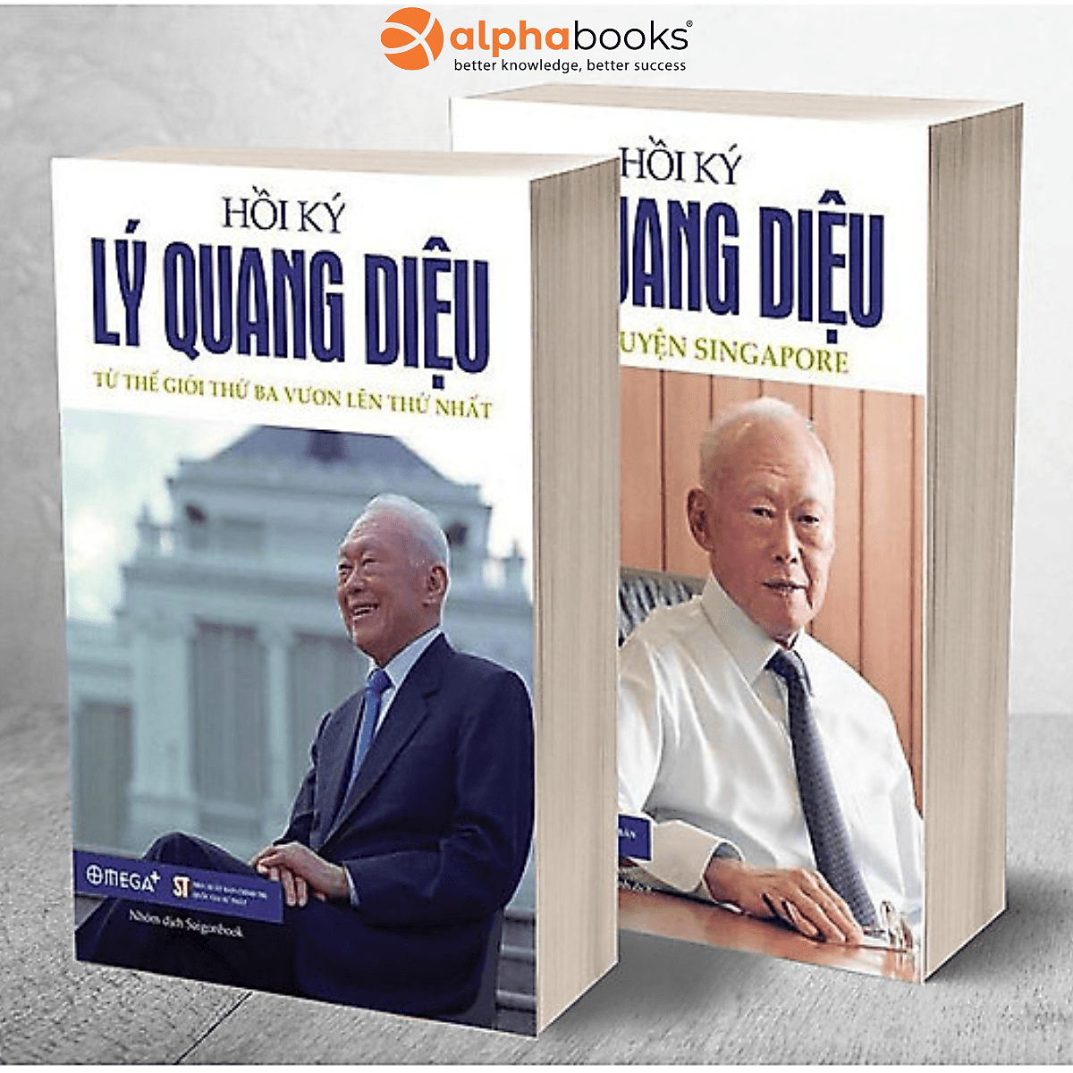 Bìa sách Trọn Bộ 2 Cuốn Hồi Ký Lý Quang Diệu ( Phiên Bản 2020 )